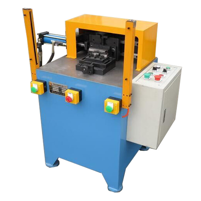 Chain feeder metal bearing rotary marking machine